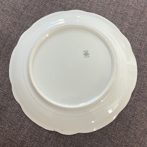 Antique Plate - MZ Austria with Hand-Painted Grapes - Picture 5 of 7